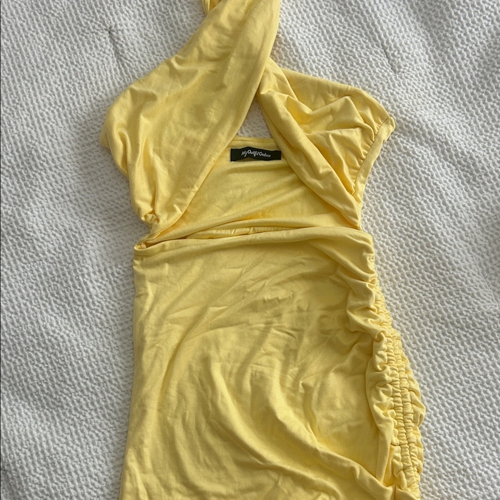 Yellow Mini Dress